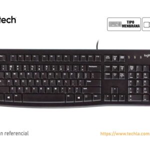 Teclado Logitech K120 USB SP 920-004422 Negro