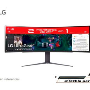 Monitor gaming Curvo 49" LG 49GR85DC-B UltraGear VA, DUAL QHD, 240Hz, 1ms, FreeSync
