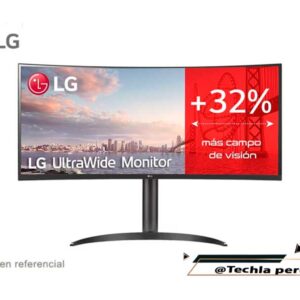 Monitor Curvo LG 34" UltraWide 34WQ75C WQHD, 60Hz, 5ms, FreeSync.
