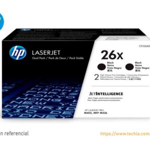 Toner HP 26X Negro CF226XD Laserjet 18K pag.