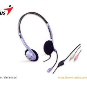 Audifono C/Microfono Genius HS-04S Azul con Cancelación de Ruido