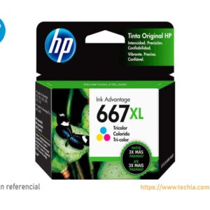 Cartucho de tinta HP 667XL 3YM80AL Tricolor