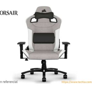 Silla Gamer Corsair T3 RUSH CF-9010058-WW Gris/blanco.
