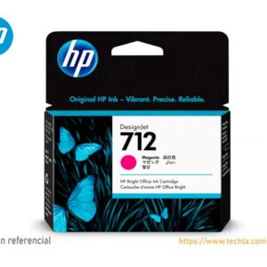 Cartucho de Tinta HP 712A Magenta DesignJet 3ED68A 29ml
