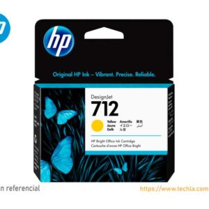 Cartucho de Tinta HP 712A Yellow DesignJet 3ED69A 29ml