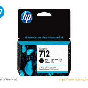 Cartucho de Tinta HP 712A DesignJet 3ED70A Negro 38ml