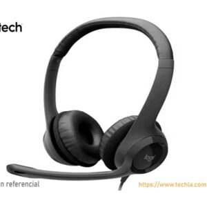 Audífono C/Microf Logitech H390 USB Black (981-000014)