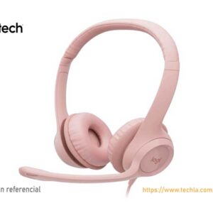 Audífono C/Microf Logitech H390 USB Rosa (981-001280)