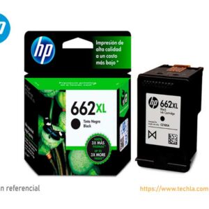 Cartucho de Tinta HP 662XL Negro DeskJet (CZ105AL)