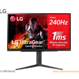 Monitor Gamer LG 27" UltraGear, IPS, 2K QHD, 240Hz (27GR83Q-B)