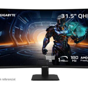 Monitor Gaming Curvo Gigabyte Le 32″ GS32QCA, 1Ms, 180Hz