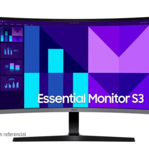 Monitor Samsung Curvo Essential S3 27", FHD, 100Hz (LS27D390GANXZA)